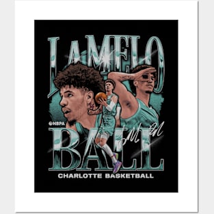 Lamelo Ball Charlotte Vintage Posters and Art